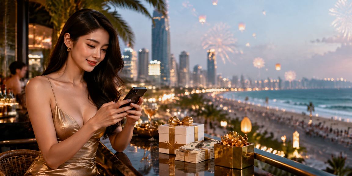 Người dùng trải nghiệm casino di động trong không khí lễ hội sôi động tại Đà Nẵng